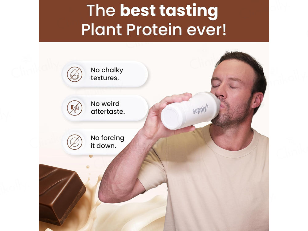Supply6 Fiber & Probiotics Plant Protein Powder