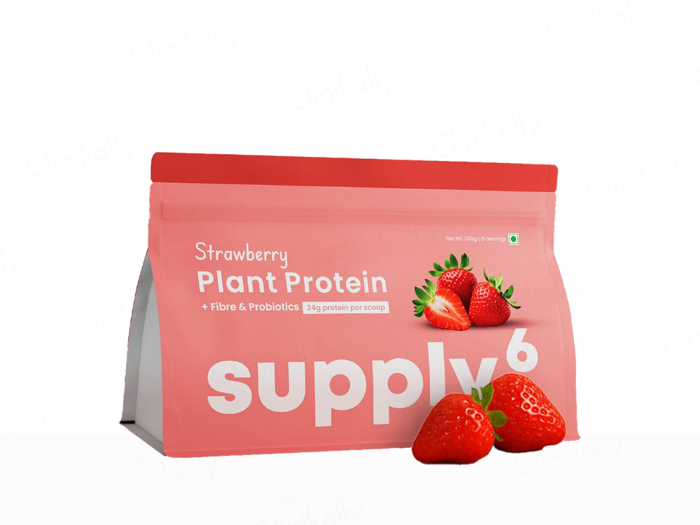 Supply6 Fiber & Probiotics Plant Protein Powder