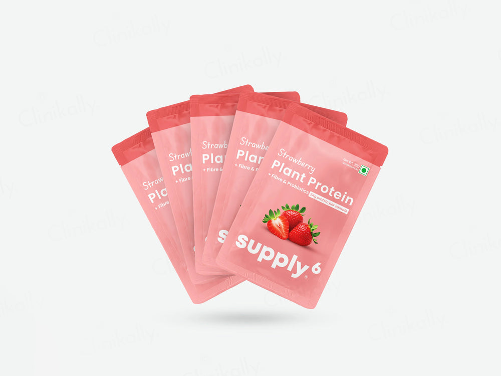 Supply6 Fiber & Probiotics Plant Protein Powder