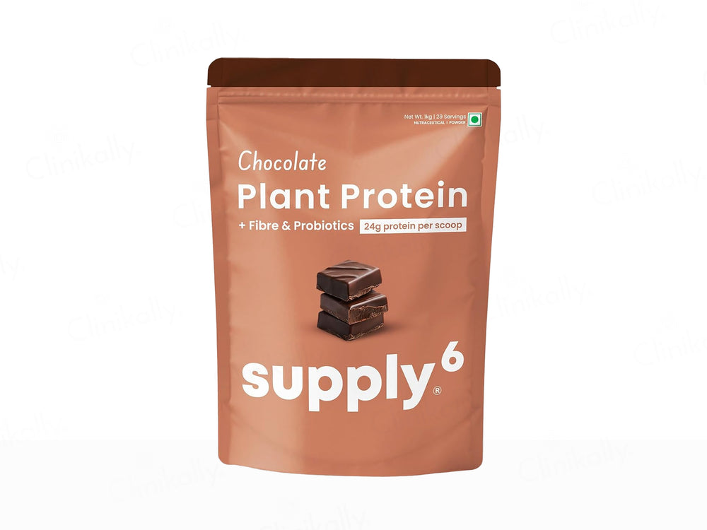 Supply6 Fiber & Probiotics Plant Protein Powder