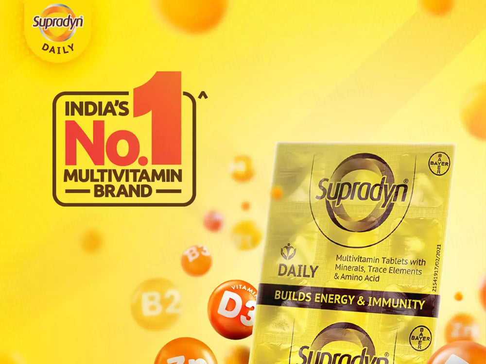 Supradyn Daily Multivitamin Tablet For Energy & Immunity