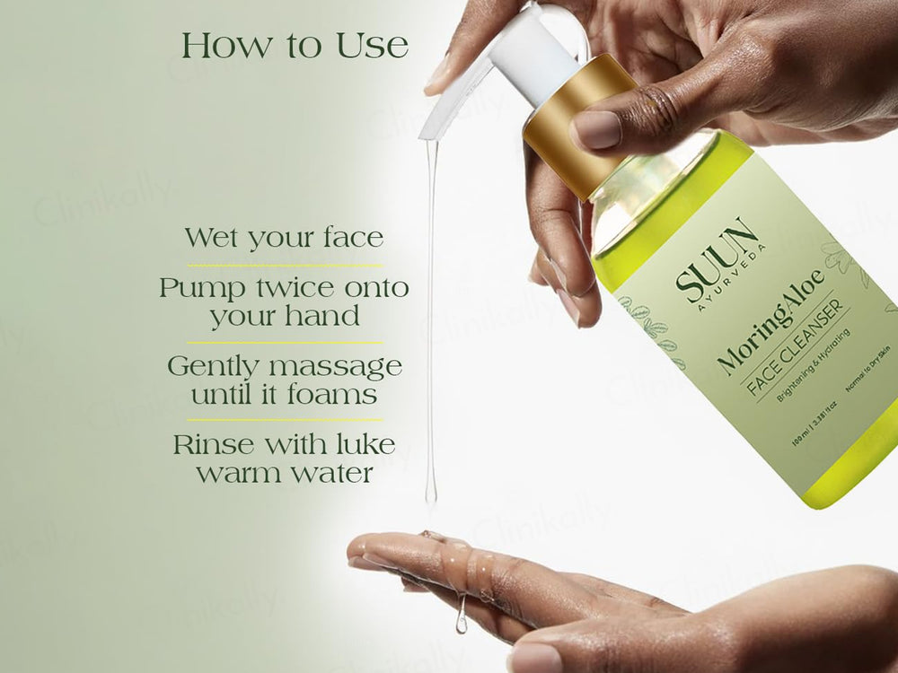 Suun Ayurveda MoringAloe Brightening & Hydrating Face Cleanser