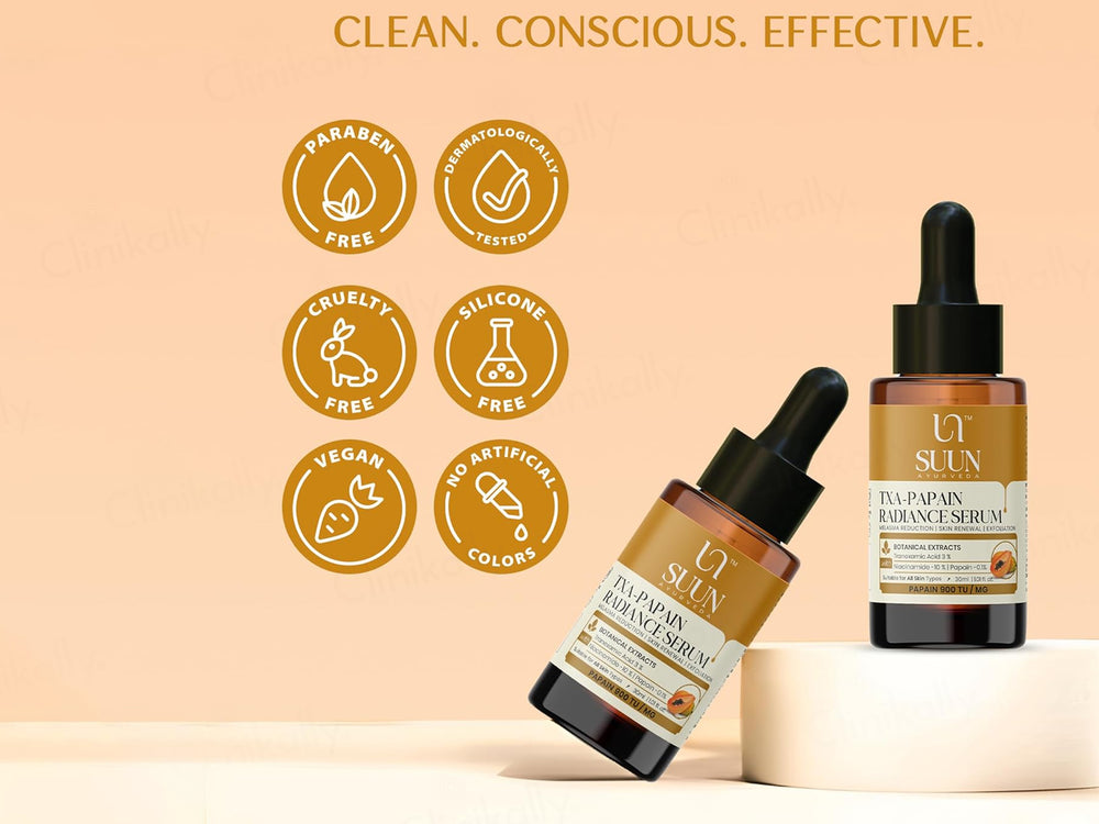 Suun Ayurveda TXA-Papain Radiance Face Serum