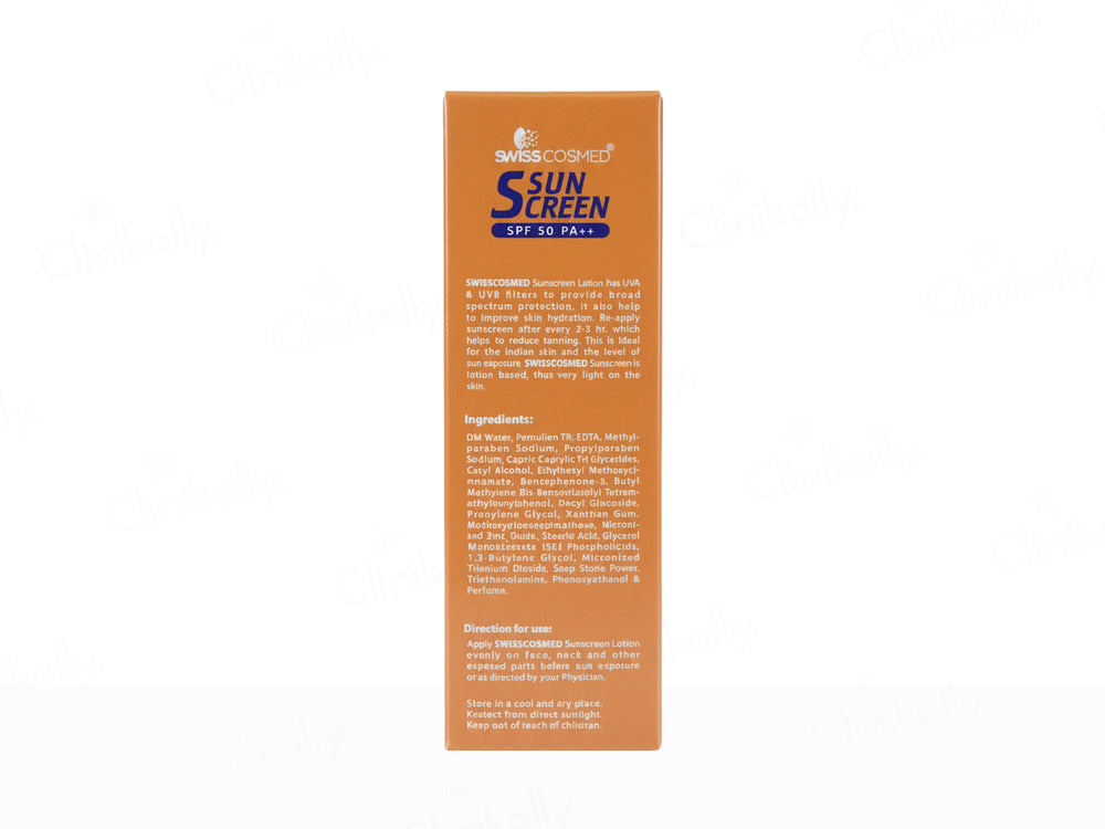 Swisscosmed Sunscreen Lotion SPF 50 PA++