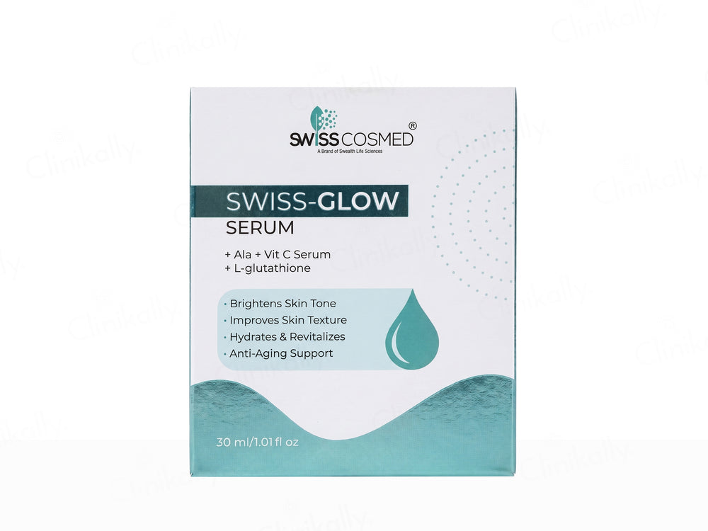 Swisscosmed SwissGlow Brightening Face Serum For Men & Women
