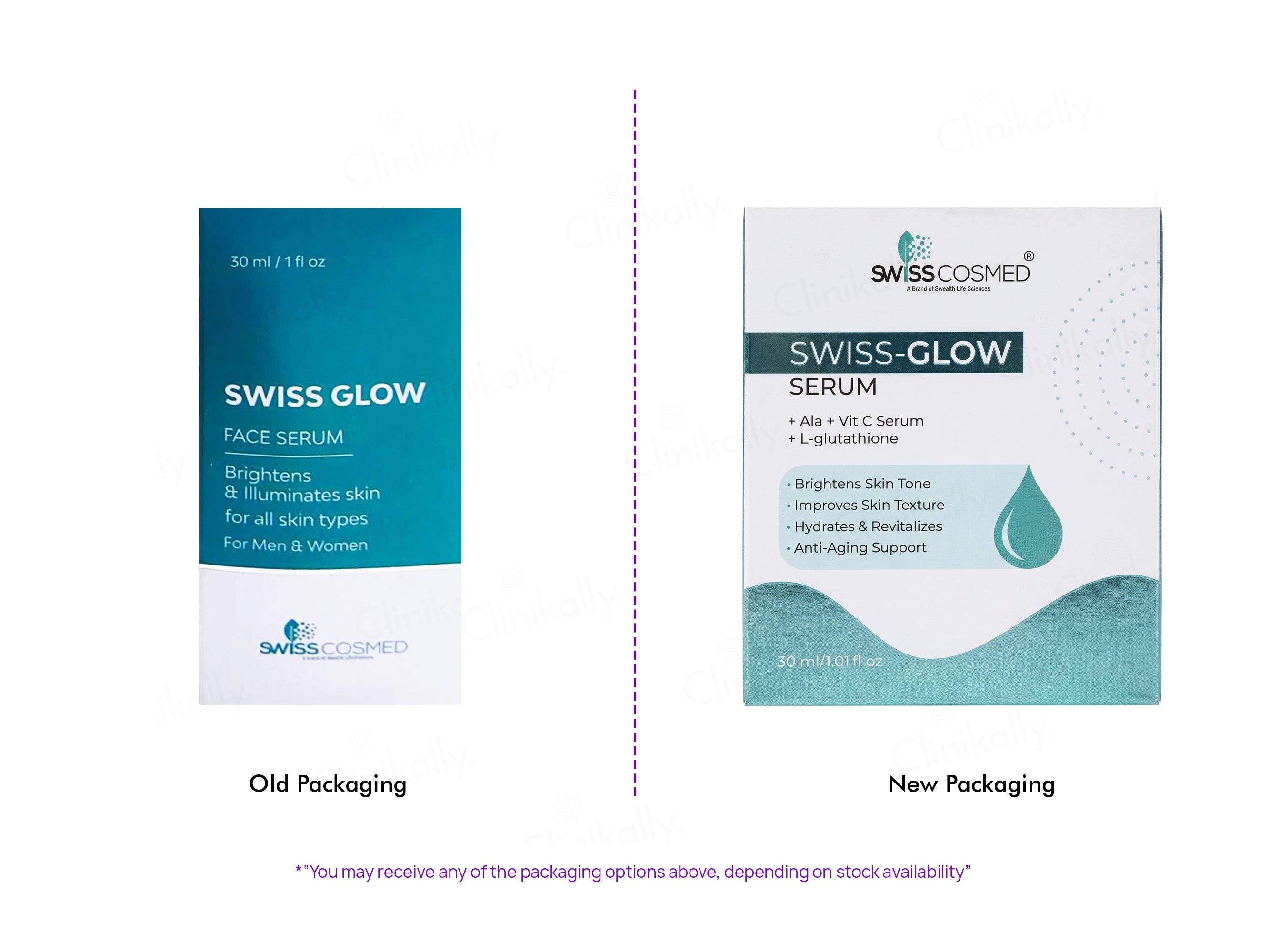 Swisscosmed SwissGlow Brightening Face Serum For Men & Women