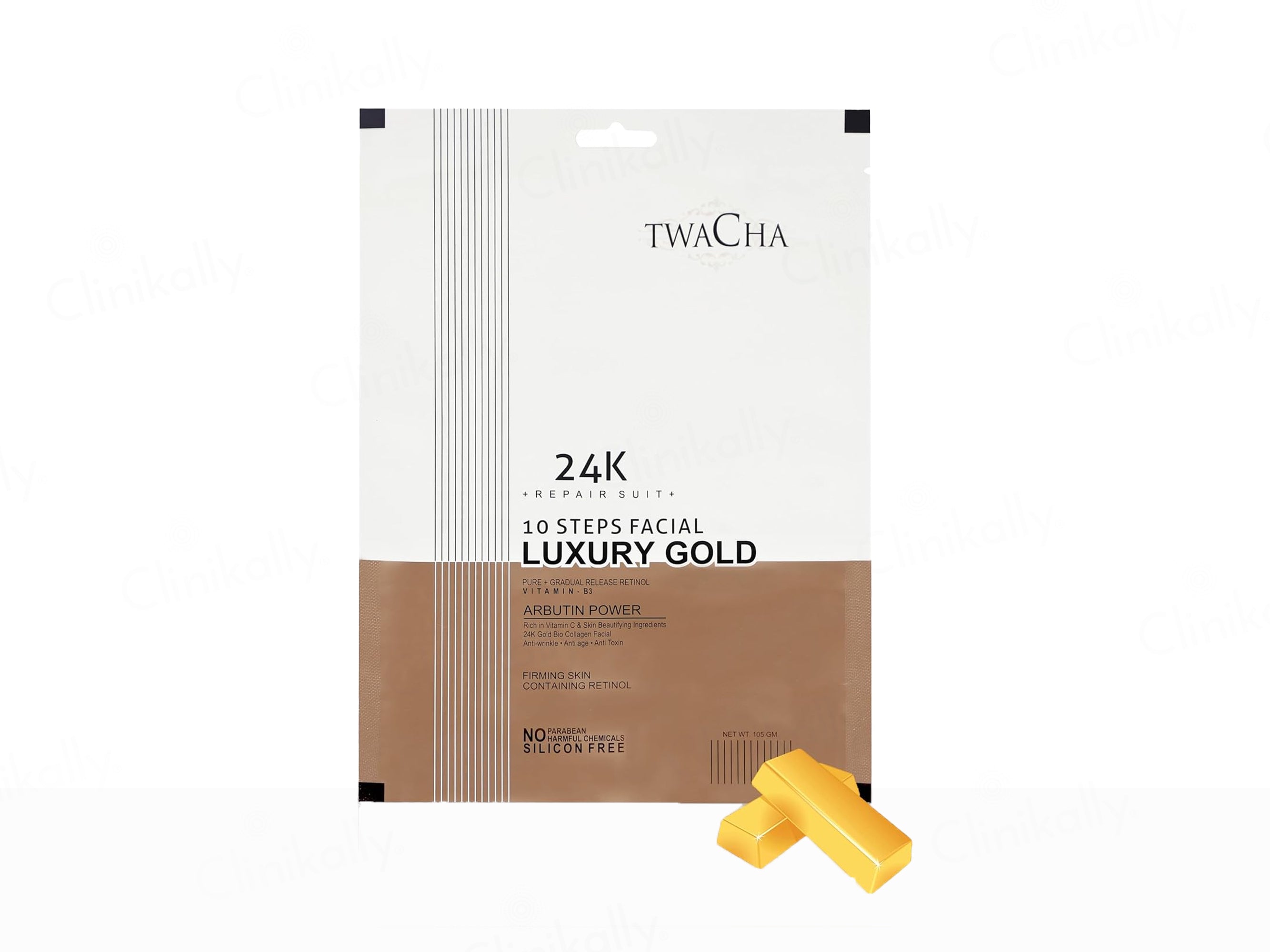 TWACHA 10 Steps 24K Luxury Gold Facial Kit