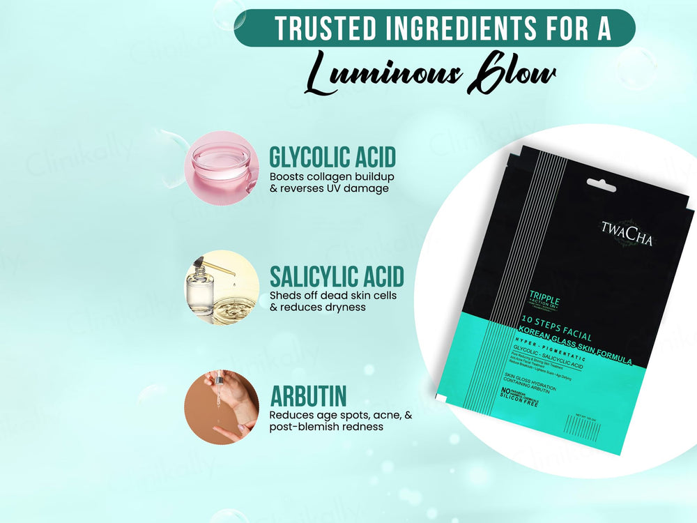 TWACHA 10 Steps Korean Glass Skin Formula Facial Kit
