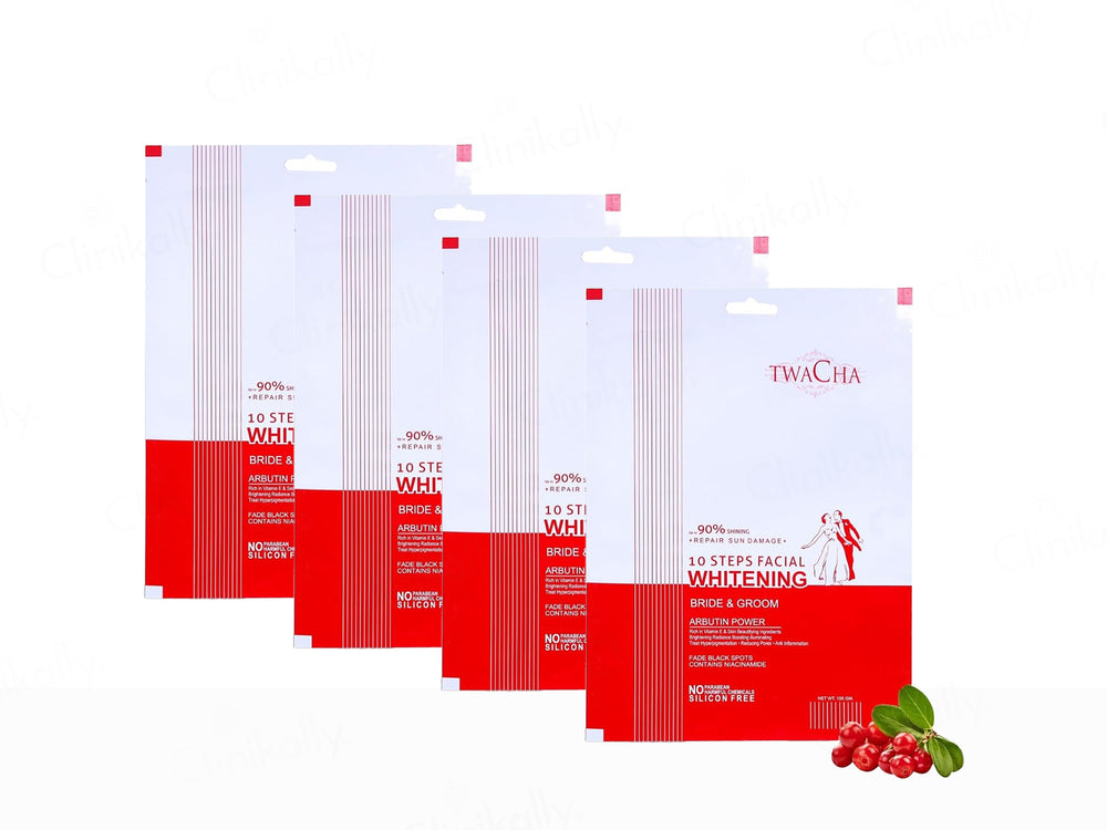 TWACHA 10 Steps Whitening Facial Kit For Bride & Groom