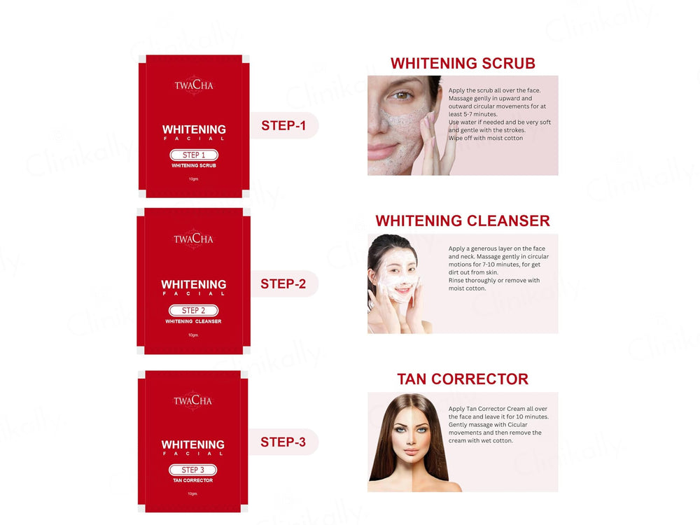 TWACHA 10 Steps Whitening Facial Kit For Bride & Groom