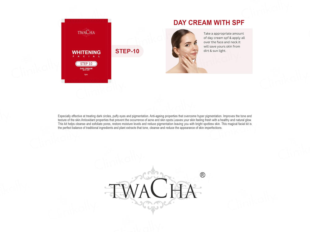 TWACHA 10 Steps Whitening Facial Kit For Bride & Groom