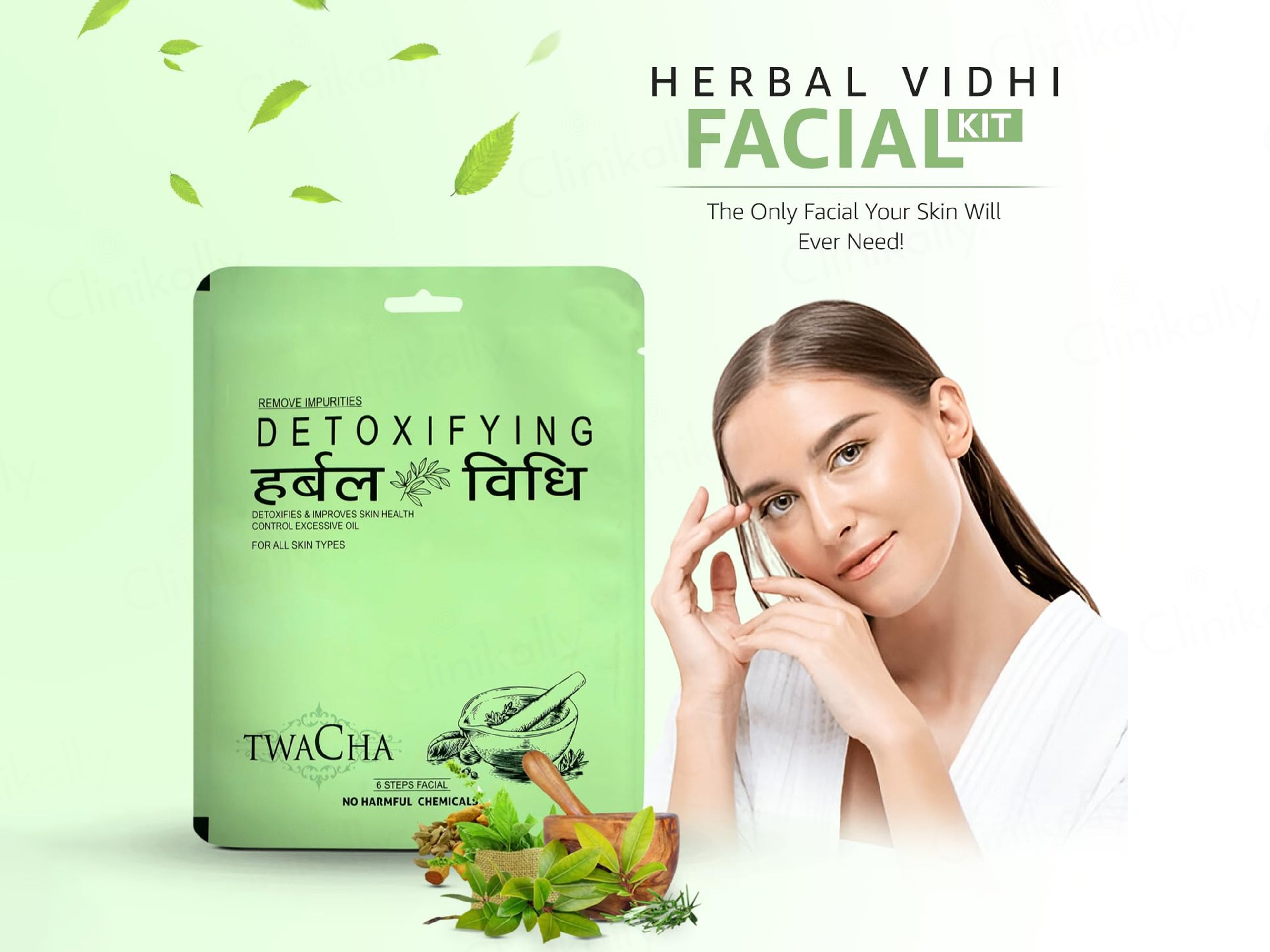 TWACHA Detoxifying Herbal Vidhi Facial Kit