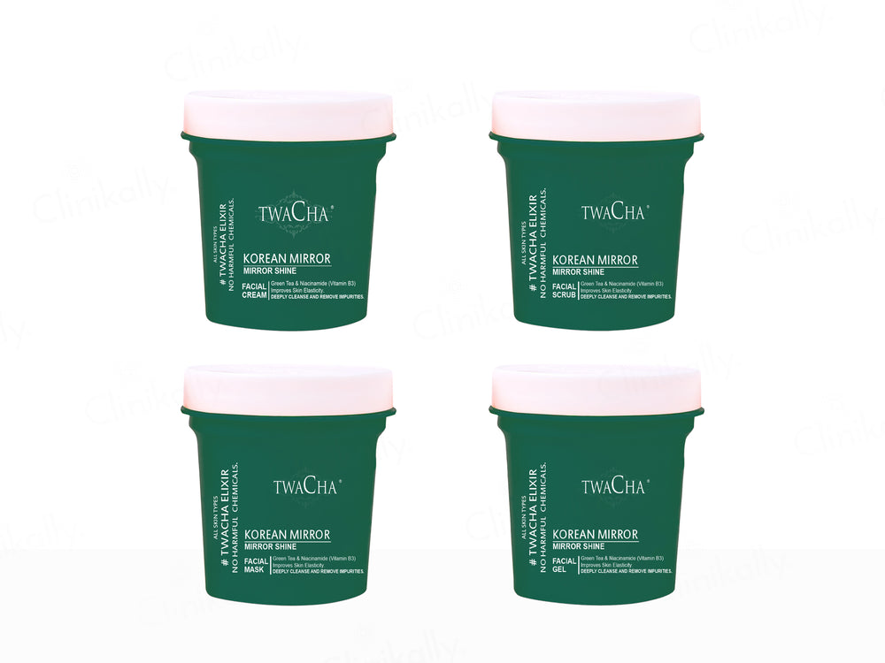 TWACHA Korean Mirror Shine Facial Kit