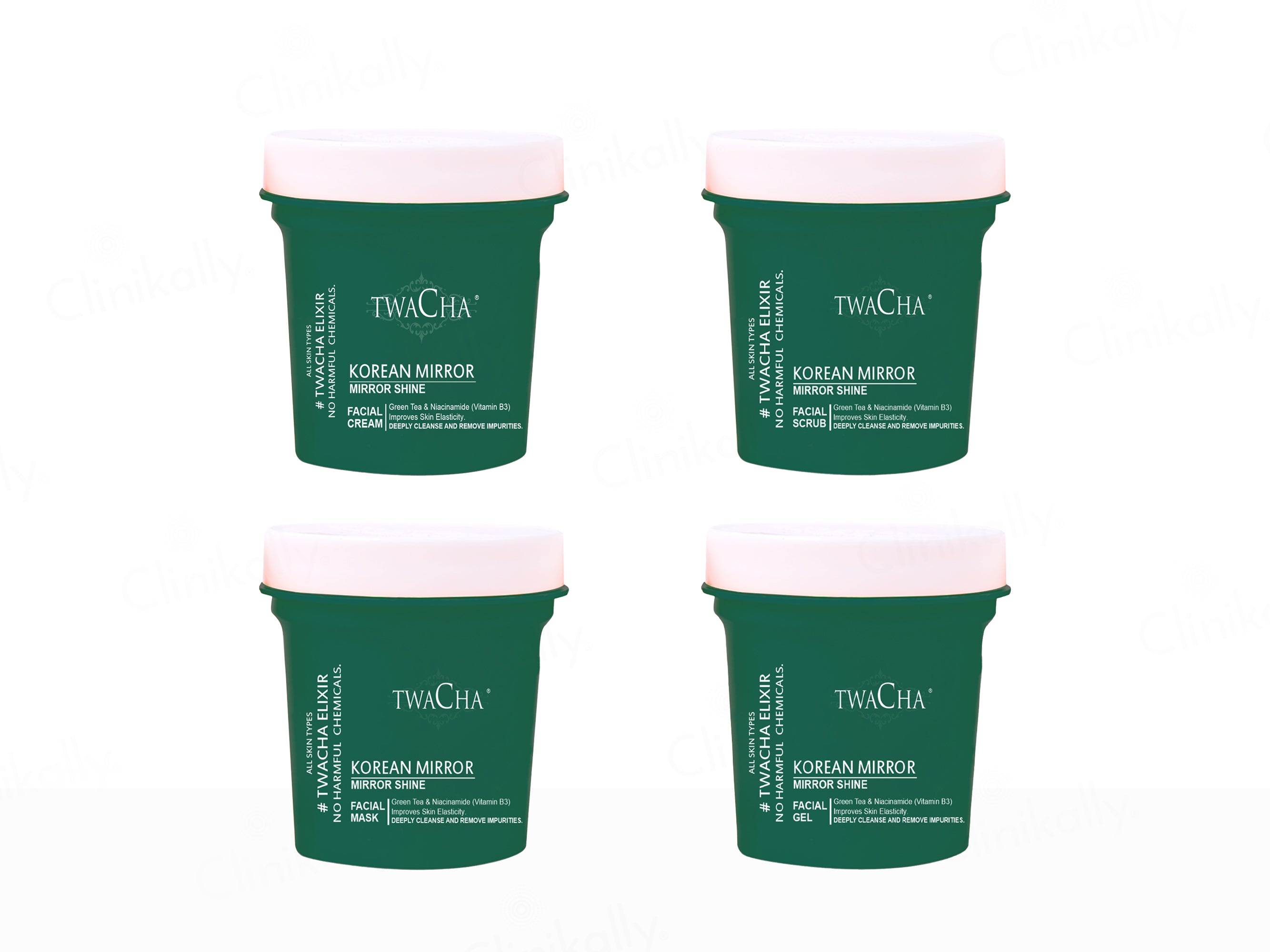 TWACHA Korean Mirror Shine Facial Kit