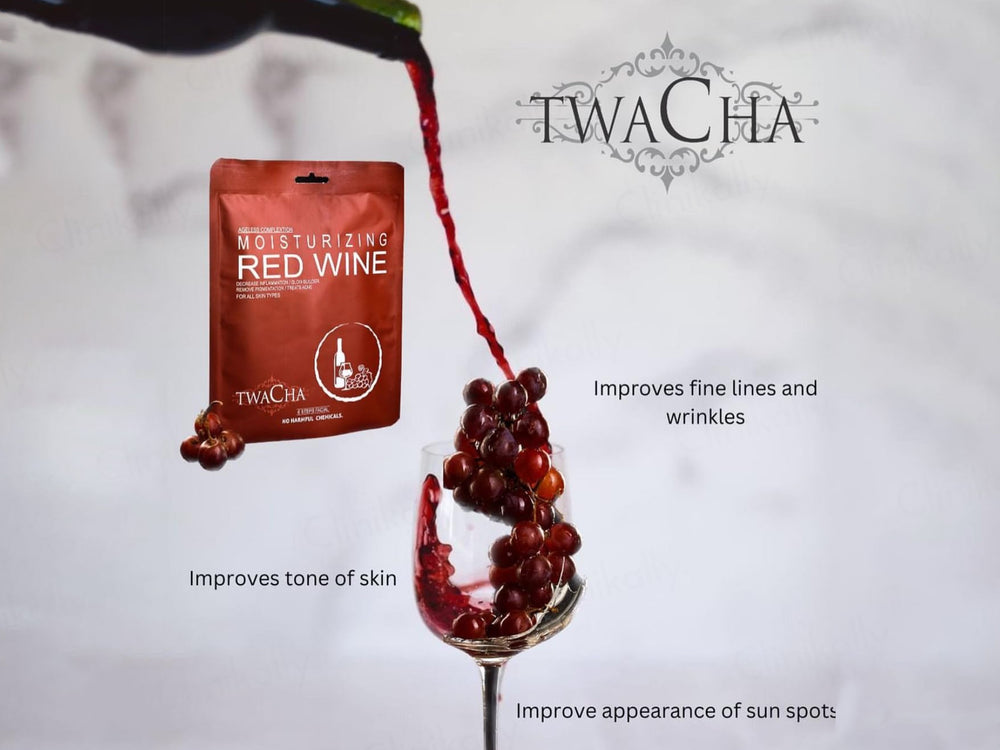 TWACHA Moisturizing Red Wine Facial Kit