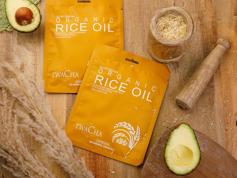 TWACHA Organic Rice Oil Facial Kit