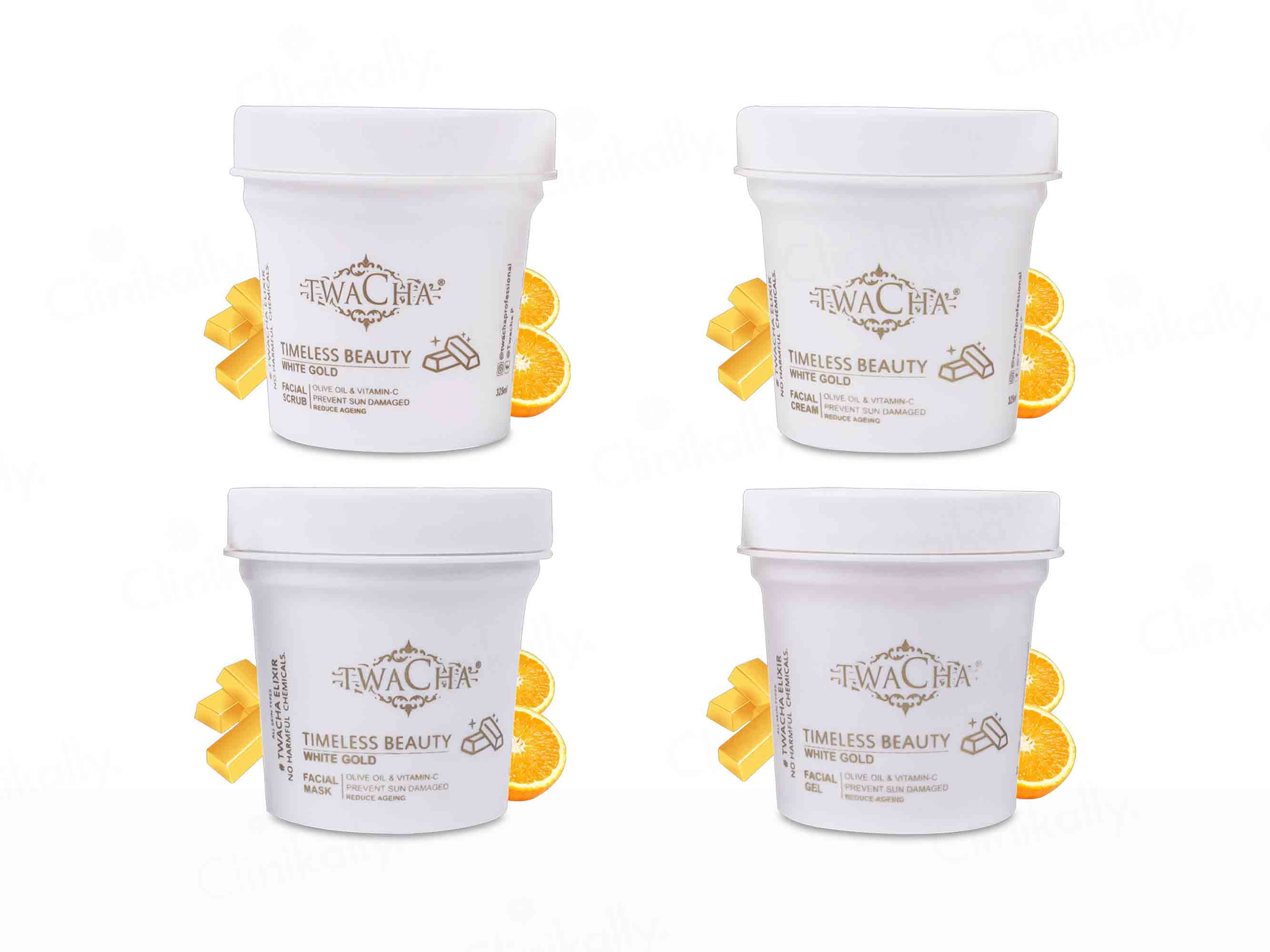 TWACHA Timeless Beauty White Gold Facial Kit