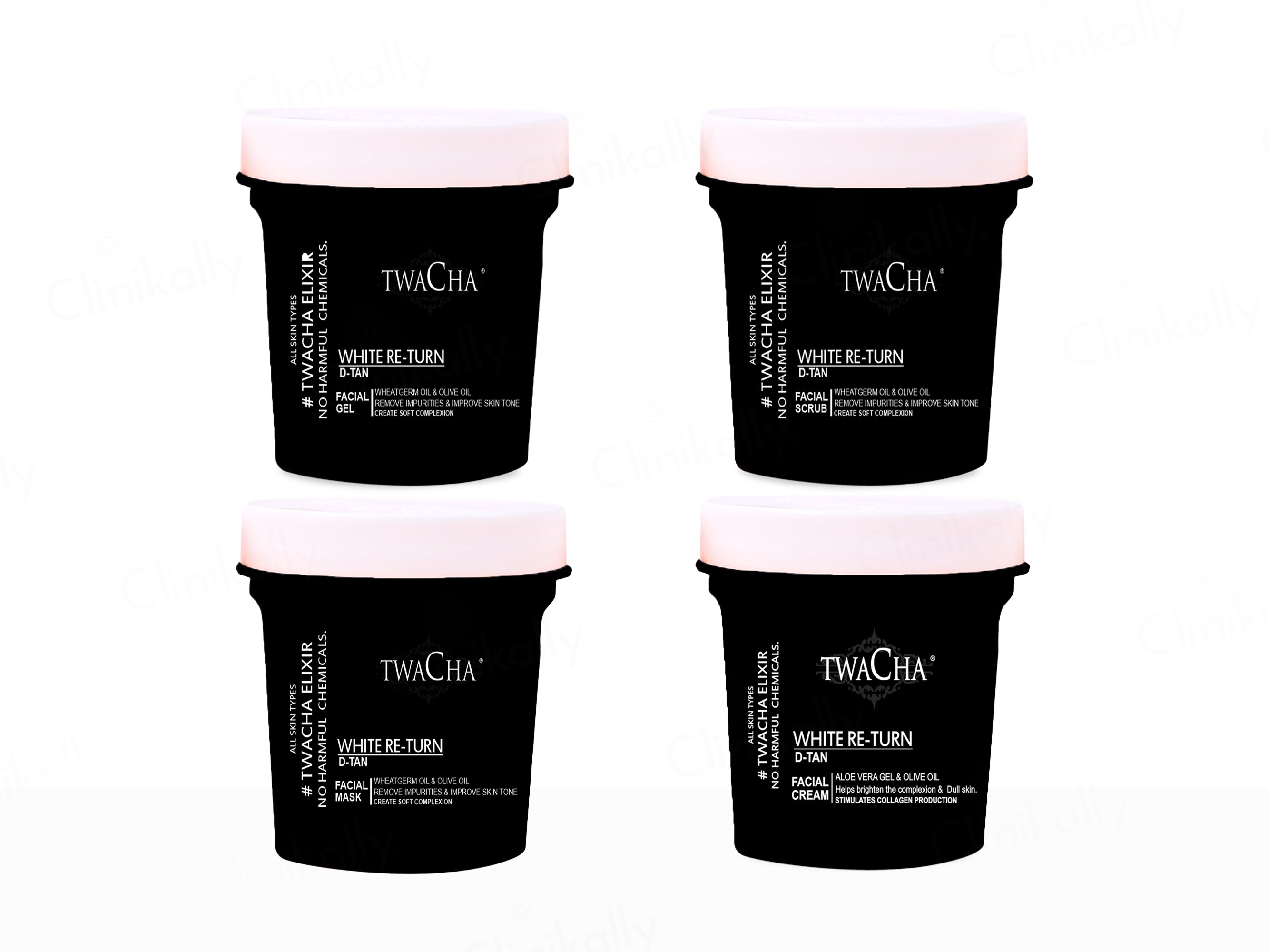 TWACHA White Re-Turn D-Tan Facial Kit