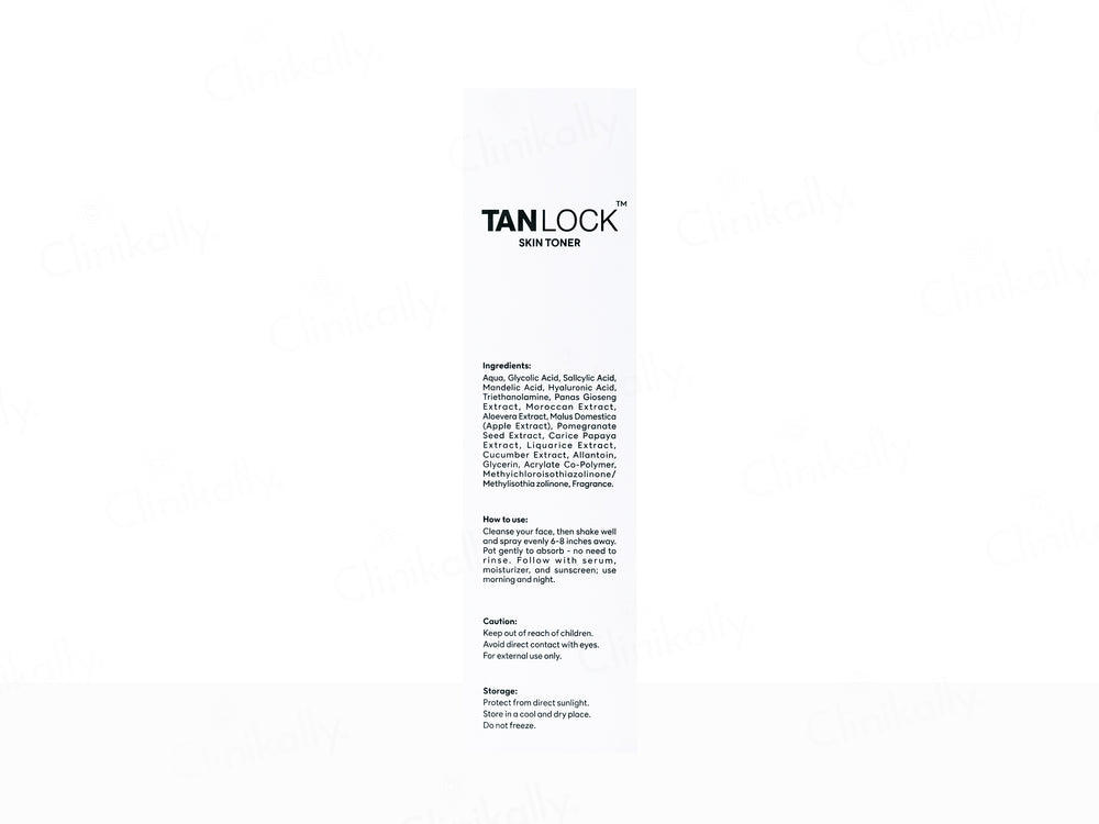 Tanlock Exfoliating Skin Brightening Toner