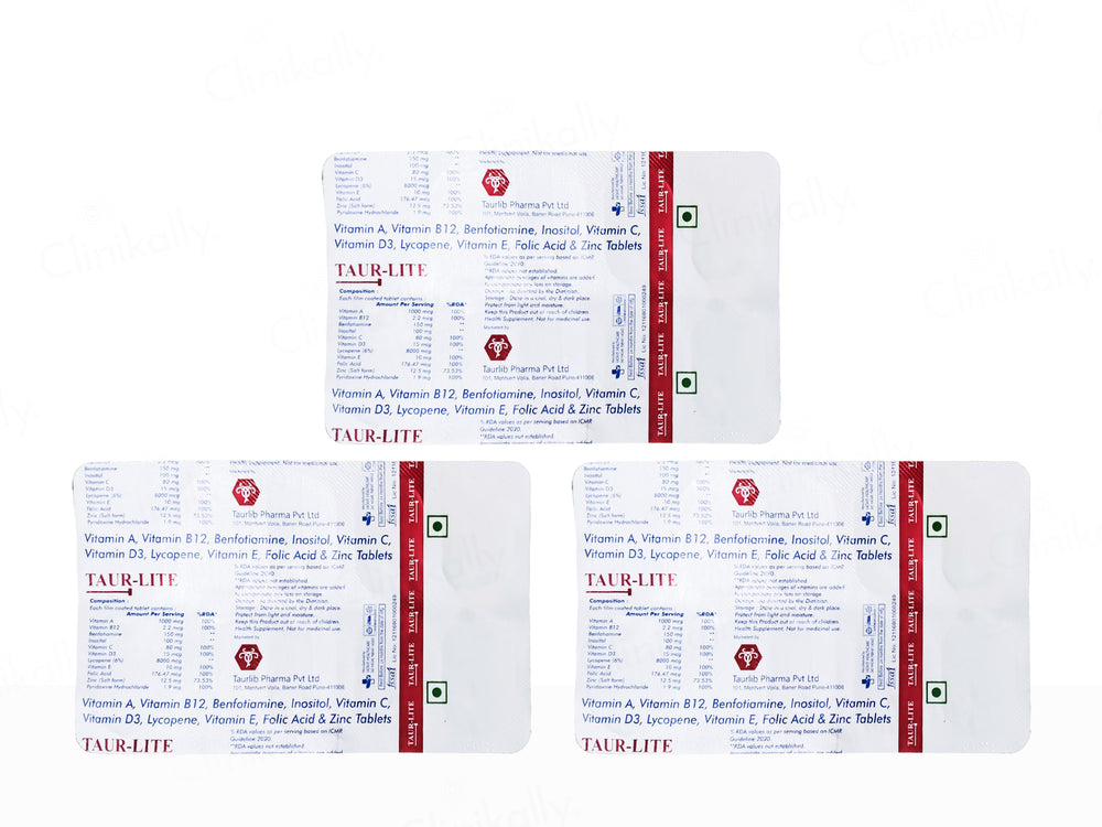 Taur-Lite Health Supplement Tablet