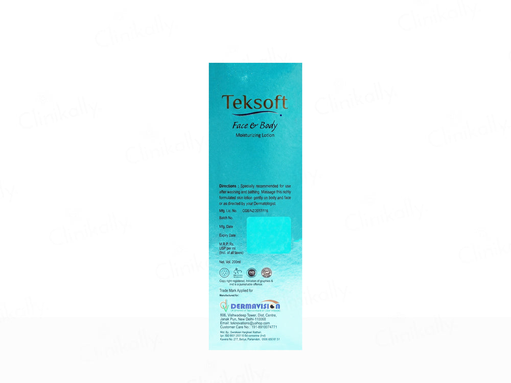 Teksoft Intensive Care Face & Body Moisturizing Cream