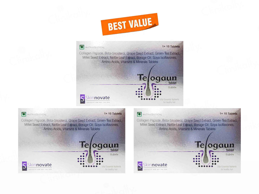 Telogaun Hair Growth Nutraceutical Tablet