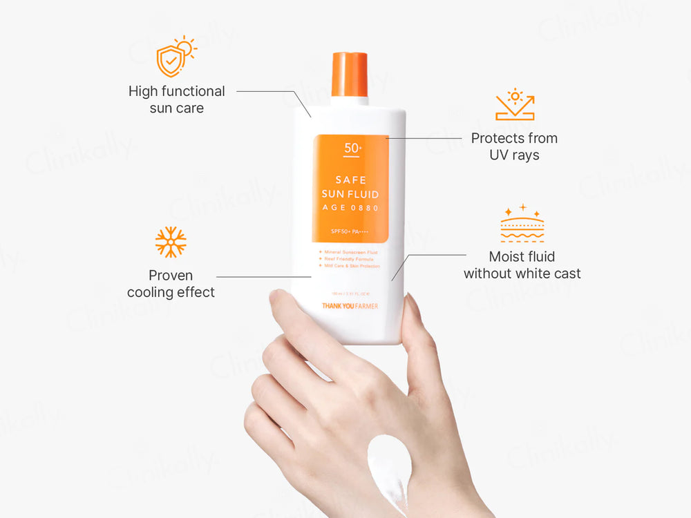 Thank You Farmer Safe Sun Fluid Age 0880 Sunscreen SPF 50+ PA++++