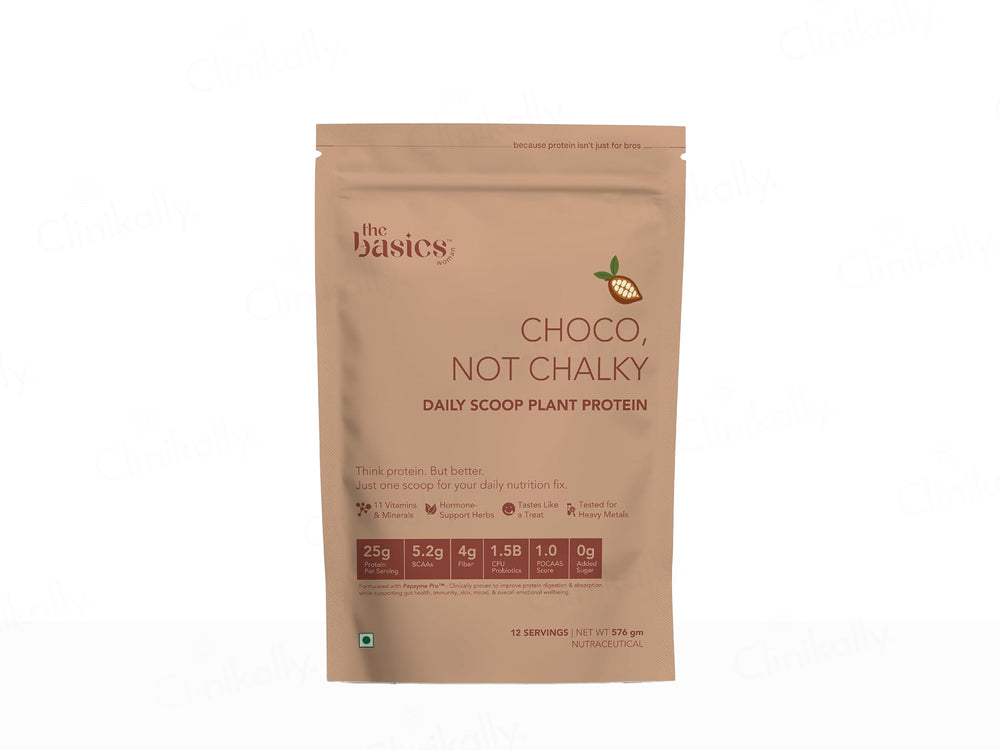 The Basics Woman Choco, Not Chalky Daily Scoop Plant Protein Powder