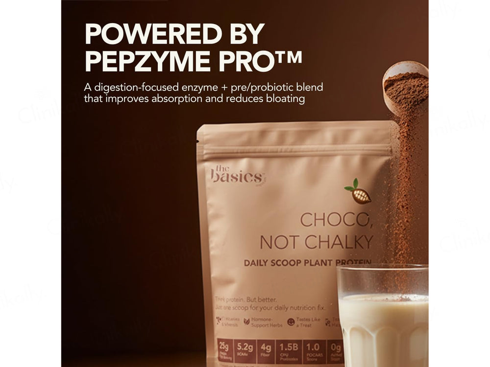 The Basics Woman Choco, Not Chalky Daily Scoop Plant Protein Powder