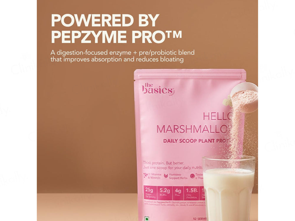 The Basics Woman Hello, Marshmallow Daily Scoop Plant Protein Powder