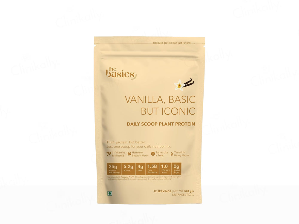 The Basics Woman Vanilla, Basic But Iconic Daily Scoop Plant Protein Powder
