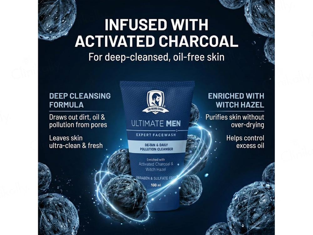 The Beard Story Ultimate Men Expert De-Tan Facewash