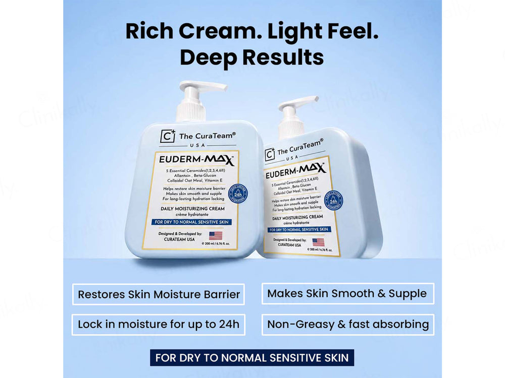The CuraTeam Euderm-Max Daily Moisturizing Cream