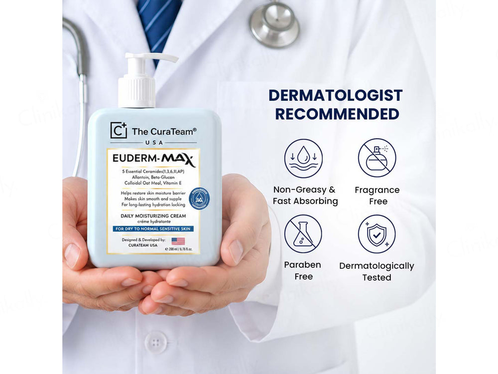 The CuraTeam Euderm-Max Daily Moisturizing Cream