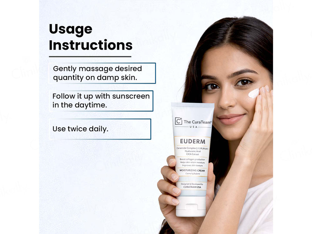 The CuraTeam Euderm Ceramide Hydration Moisturizing Cream