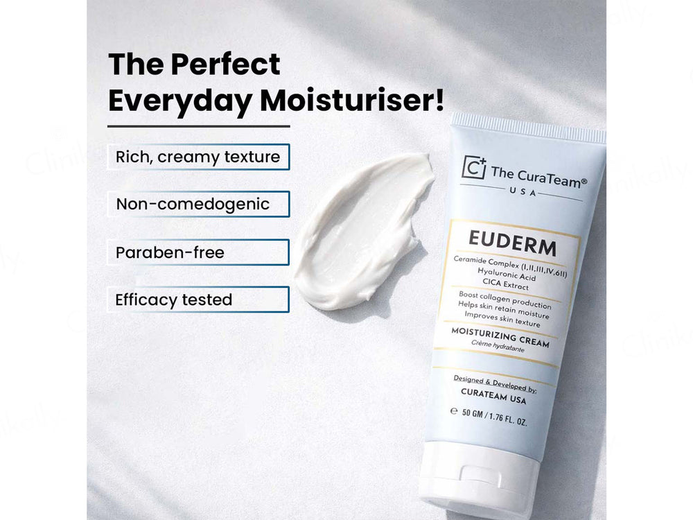 The CuraTeam Euderm Ceramide Hydration Moisturizing Cream