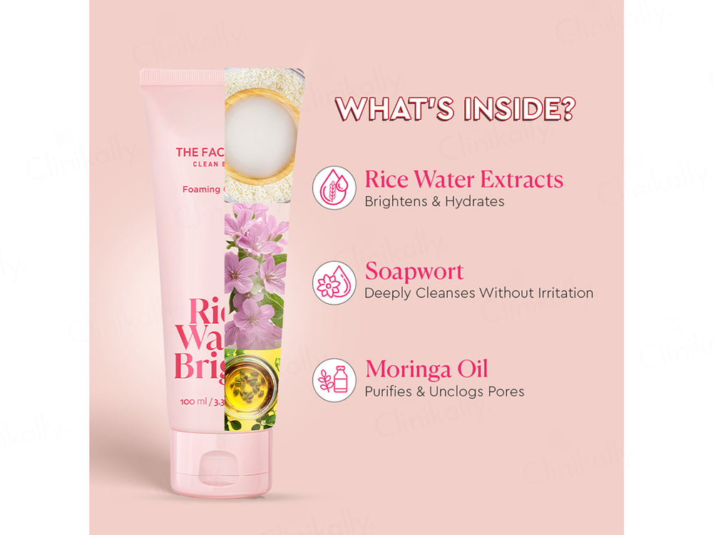 The Face Shop Rice Water Bright Foaming Cleanser