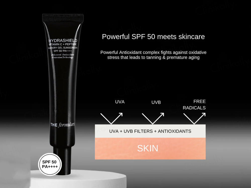 The FormulaRx Hydrashield Vitamin C + Peptide Watery Gel Sunscreen
