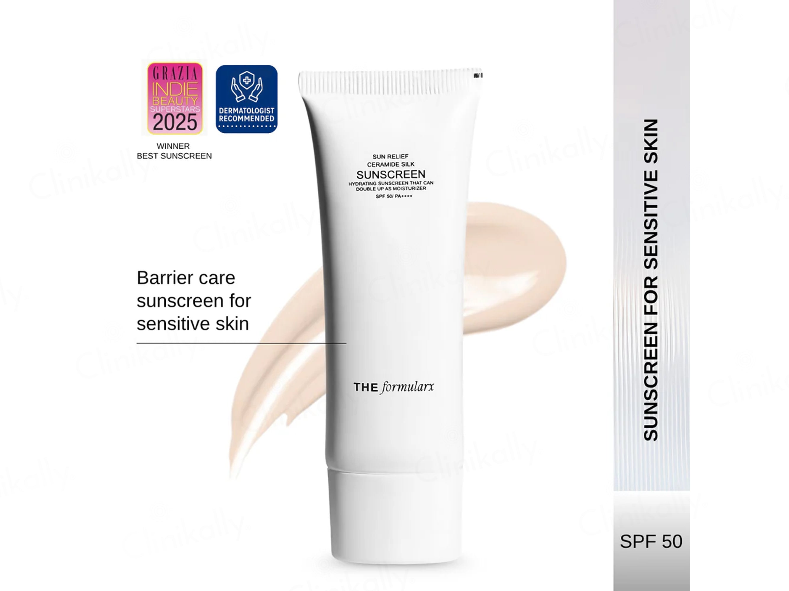 The FormulaRx Sun Relief Ceramide Silk Hydrating Sunscreen