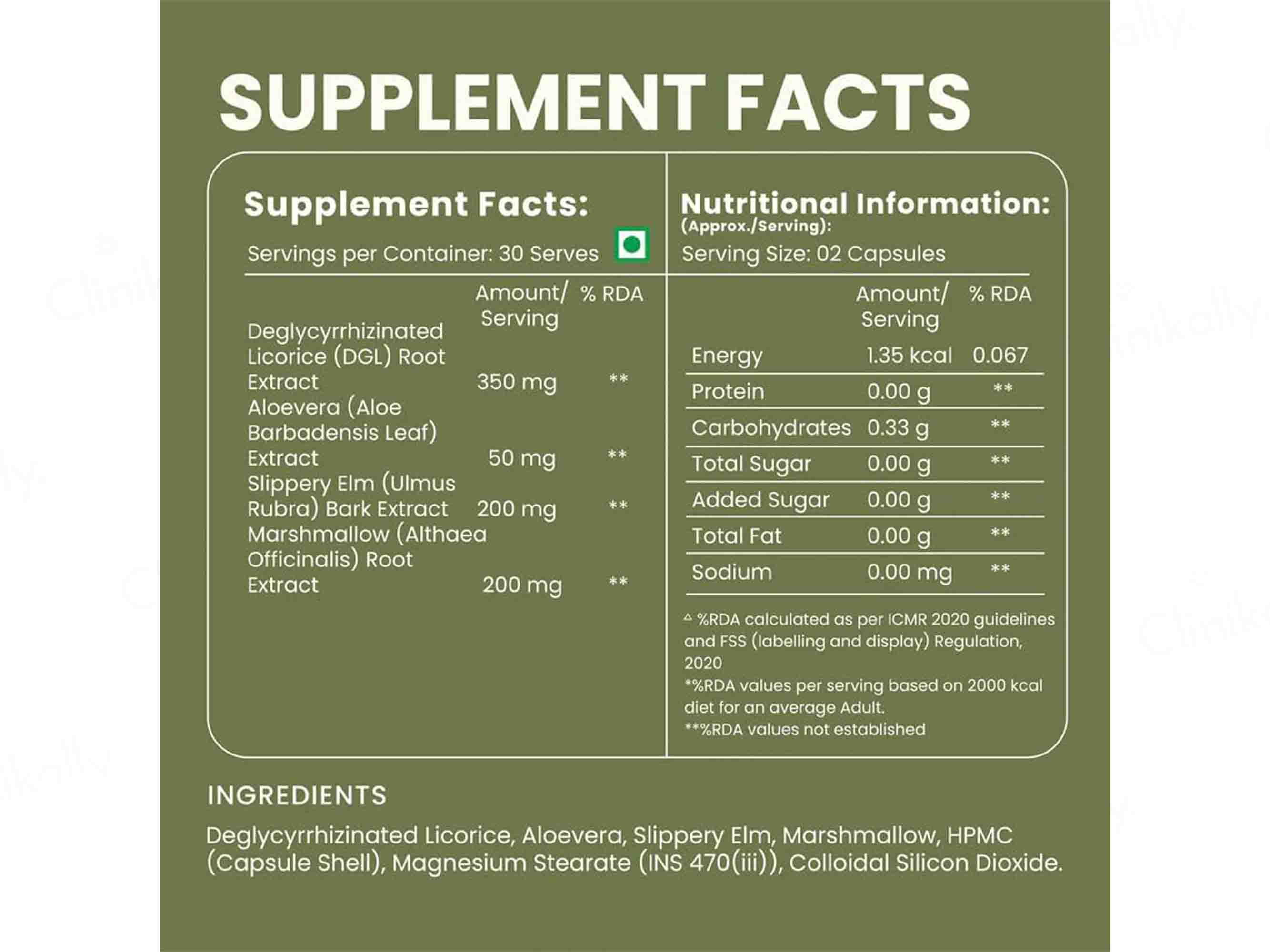 The Science Of Good Health Gut Repair Nutraceutical Capsule