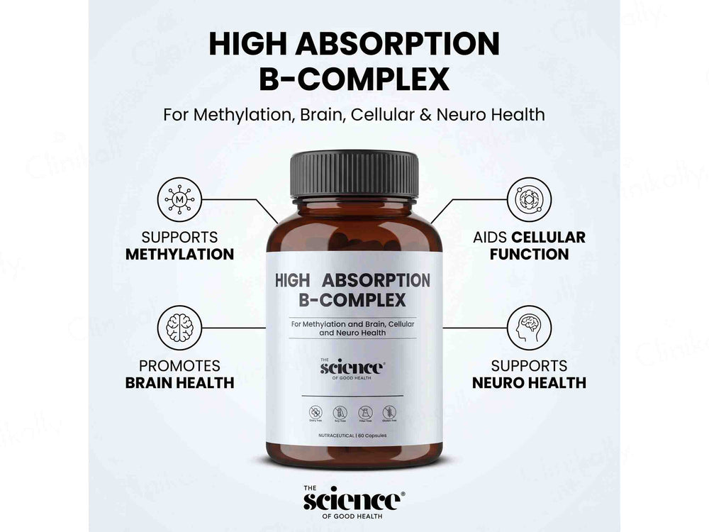 The Science Of Good Health High Absorption B-Complex Nutraceutical Capsule