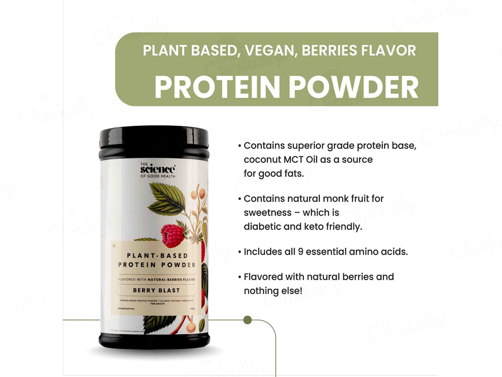 The Science Of Good Health Plant-Based Protein Powder