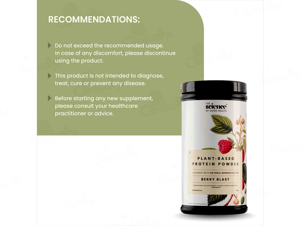 The Science Of Good Health Plant-Based Protein Powder