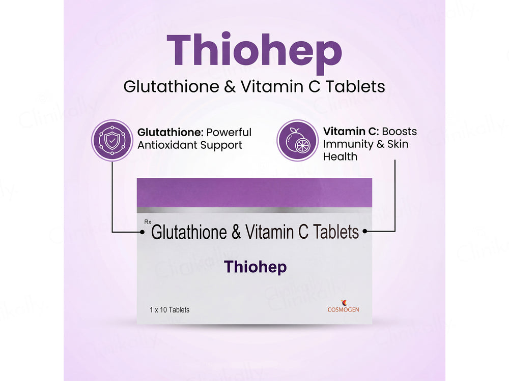 Thiohep Glutathione & Vitamin C Tablet