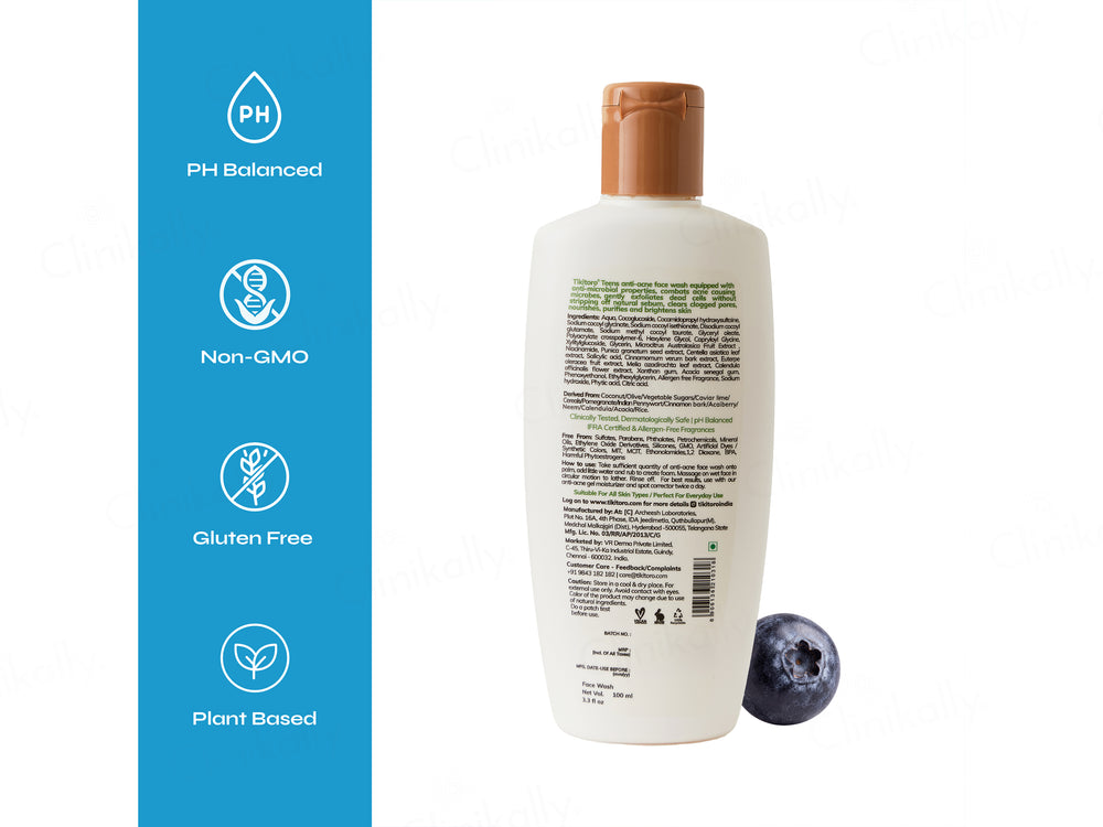Tikitoro Teens Anti-Acne Face Wash