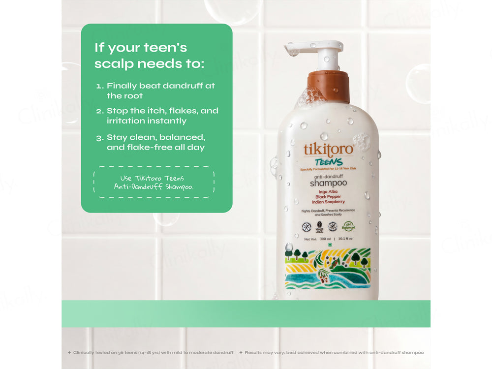 Tikitoro Teens Anti Dandruff Shampoo