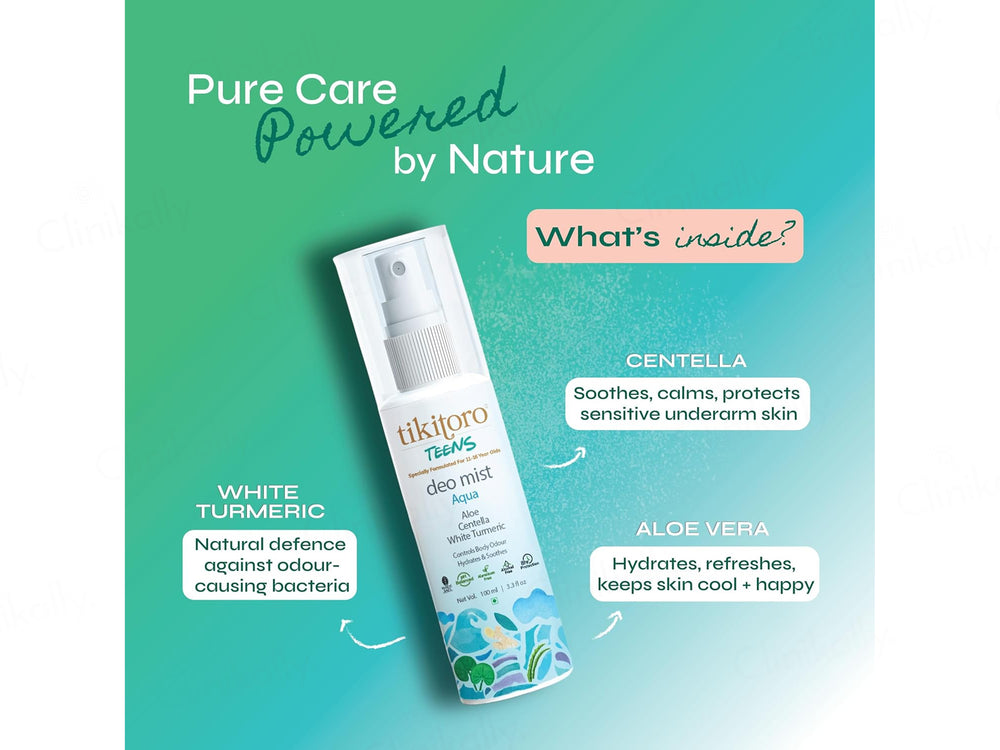 Tikitoro Teens Deo Mist - Aqua