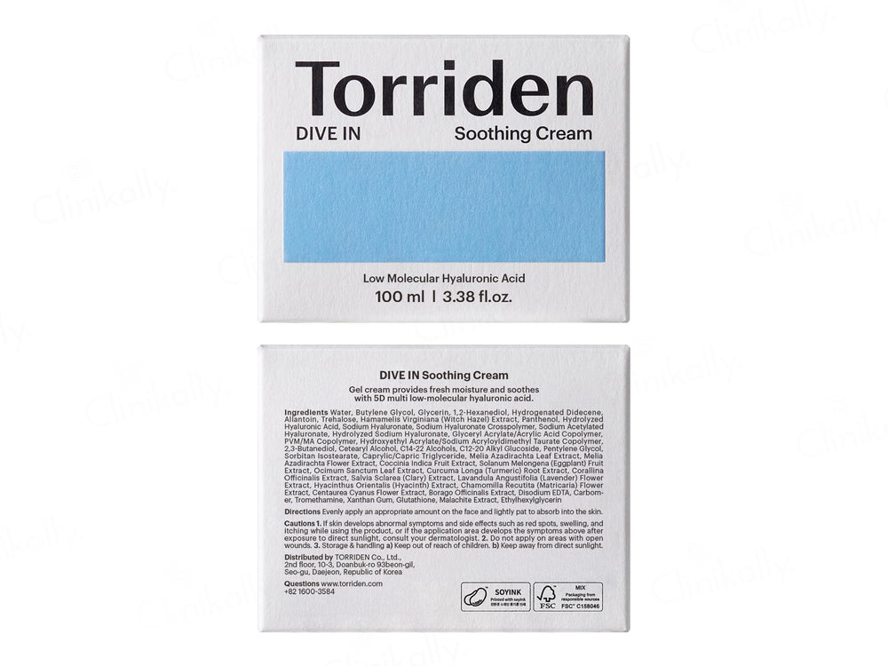 Torriden Dive In Soothing Cream