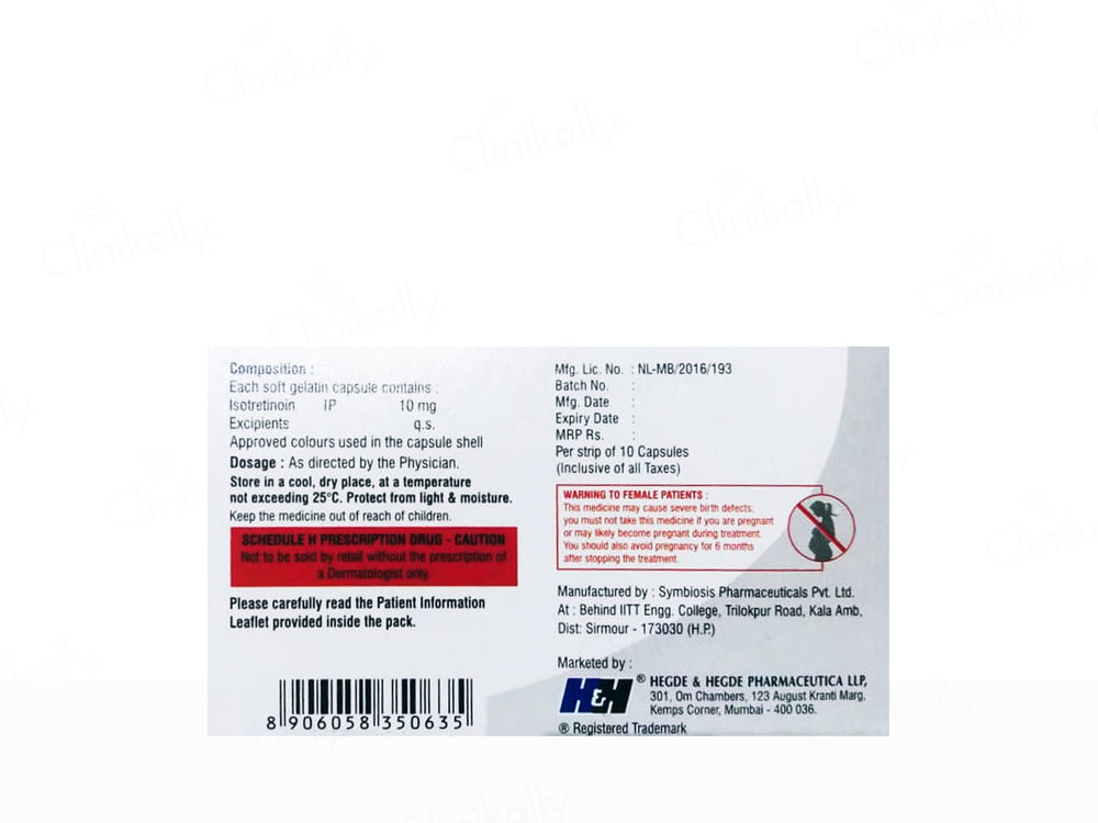 Tretin-Iso 10 Capsule
