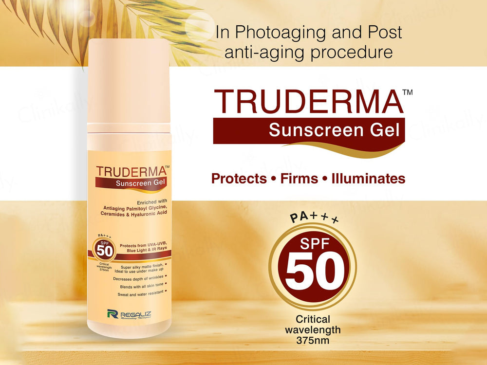 Truderma Sunscreen Gel SPF 50 PA+++